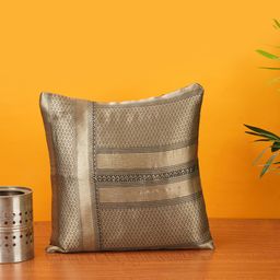 Mryga Gold Toned Ethnic Geometric Cushion Covers-image-37
