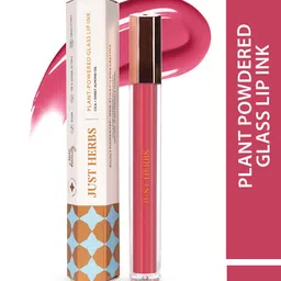 Just Herbs Plant Powdered Glass Lip Ink With Sweet Almond Oil - 2ml - Misty Rose 06-85