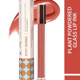 Just Herbs Plant Powdered Glass Lip Ink With Sweet Almond Oil - 2ml - Pumpkin Latte 04-82