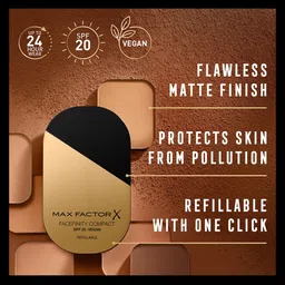 Max Factor Facefinity Longwear SPF 20 Refillable Compact Foundation 10g - Golden 006 image 2