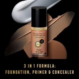 Max Factor Facefinity SPF20 All Day Flawless 3-In-1 Foundation 30ml - Light Beige N32 image 2