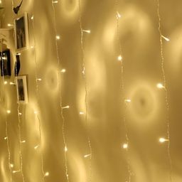 ENORMITY Yellow Rice Shape String Lights image 2