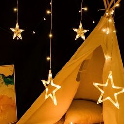 SPARK WORLD Yellow Star-Shaped String Lights image 2