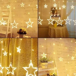 SPARK WORLD Yellow Star-Shaped String Lights image 5