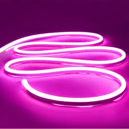 ENORMITY Pink & White Rice Shape String Lights image 2
