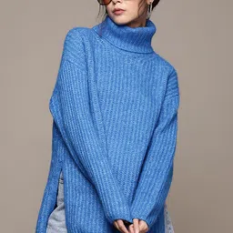 MANGO Women Cable Knit Oversized Sustainable Pullover-image-25