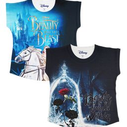 Disney by Wear Your Mind Girls Pack of 2 Printed Tops-image-44