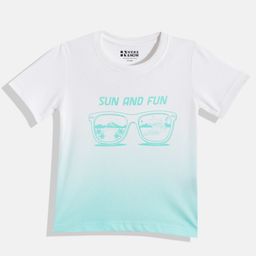 HERE&NOW Boys Typography Printed Ombre T-shirt-picture-32