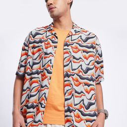 glitchez Canyon Wave Soft Oversized Love Shirt-image-39