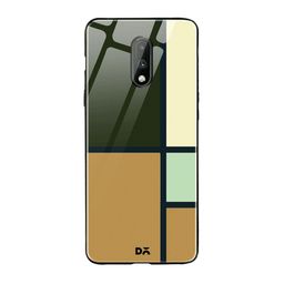 DailyObjects Black & Brown Window OnePlus 7 Glass Mobile Case image 1