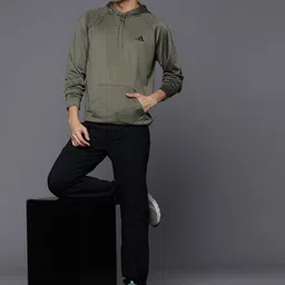 ADIDAS Men Training Hooded Sweatshirt-image-80
