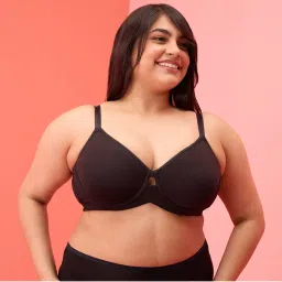 Nykd by Nykaa Support T-shirt Bra - Black Nyb263-picture-44