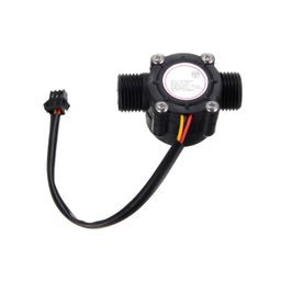 YF-S201 Water Flow Sensor Water Flow Measurement Sensor with 1-30Liter/min Flow Rate - Black - RS1300YF-S201 Water Flow Sensor Water Flow Measurement Sensor with 1-30Liter/min Flow Rate - Black - RS1300 image 1
