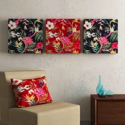 SEJ by Nisha Gupta Multicolor Framed Wall Arts - Set of 3-43