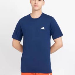 Adidas Dark Blue Regular Fit Sports T-Shirt-picture-48