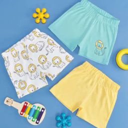 Pantaloons Baby Multicolor Cotton Printed Shorts (Pack of 3)-picture-37