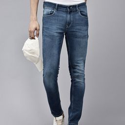 SPYKAR Men Slim Fit Low-Rise Light Fade Stretchable Jeans-image-97