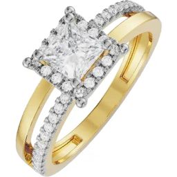 Emori 14k Yellow Gold & Diamond Camila Ring-image-63