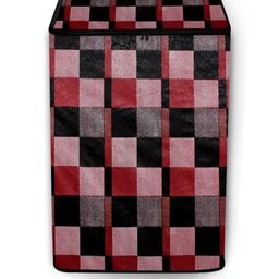 The Furnishing Tree Washing Machine Cover Checkered Pattern Red Compatible for Whirlpool 6.2 Kg Ful-image-26