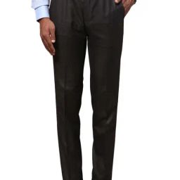 Raymond Brown Slim Fit Trousers-picture-29