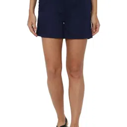 Solly by Allen Solly Navy Regular Fit Shorts-image-46