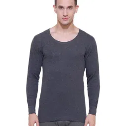 Bodycare Insider Grey Melange Regular Fit Thermal Top-image-56
