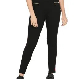 Being Human Black Regular Fit Leggings-38