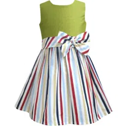 A.T.U.N. Lime Green Striped Dress-image-98