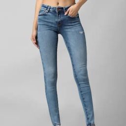 Only Blue Lightly Washed Jeans-image-20