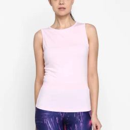 Appulse Light Pink Cotton Slim Fit T-Shirt-picture-25
