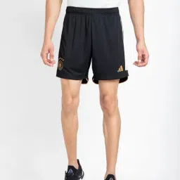 adidas GERMANY 22 HOME Black Striped Sports Shorts-image-89