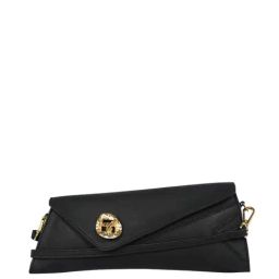 Baggit Black Solid Medium Clutch-image-88