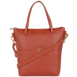 Baggit Red Solid Medium Tote Handbag-image-13