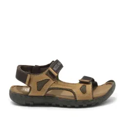 Woodland Men's Camel Floater Sandals-picture-13