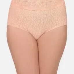 Wacoal Peach Lace Hipster Panty-image-6