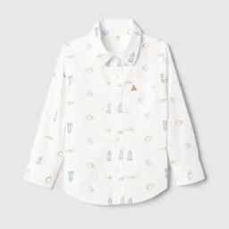 GAP Boys White Printed Shirt-image-47