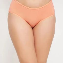 Clovia Peach Printed Hipster Panty-image-46