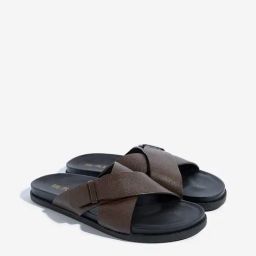 SOLEPLAY by Westside Brown Criss Cross Sandals-image-28