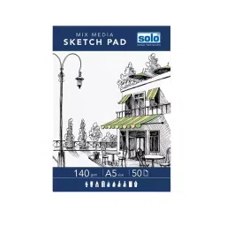 Solo A5 Portrait 140 GSM Sketch Pad, SPA5P (50 Sheets)-46
