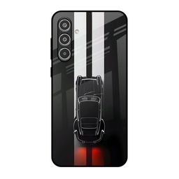 QRIOH Shadow Flash Printed Lightweight Silicone Samsung Galaxy A36 5G Glass Back Case-image-70