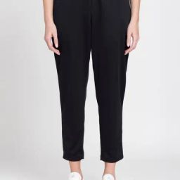 adidas Black Cotton Training Track Pants-image-84