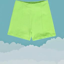 MINIKLUB Kids Green Solid Shorts-image-87