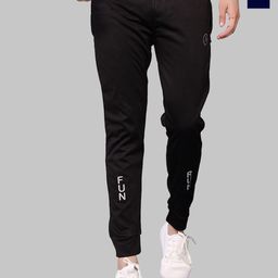 Moda Rapido Men Pack Of 2 Mid Rise Joggers-picture-11