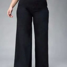 Miss Chase A+ Black Plain High-Rise Jeans-image-64