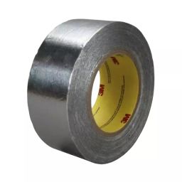 3M 50 mm x 50 m Silver Aluminium Foil Tape, A-432-11