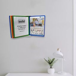 Solo A4 Multicolor Display Folder with Wall Unit, WDF10 (10 Folder) image 3