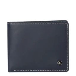 Titan Navy Formal Leather Rfid Bi-Fold Wallet for Men-image-32