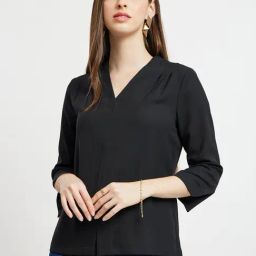Fablestreet Black Relaxed Fit Top-image-79