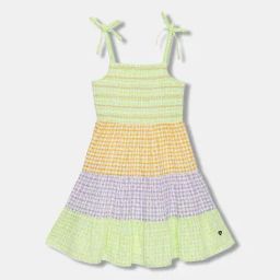 Blue Giraffe Kids Multicolor Dress-image-62