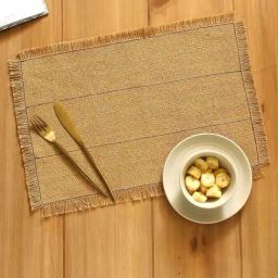 House This Nalikeram Beige Cotton Placemats - Set of 2-image-36